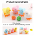 [READY STOCK] Cute Jumping Chicken Plush RANDOM Colour Clockwork Toy Baby Kids Children Educational